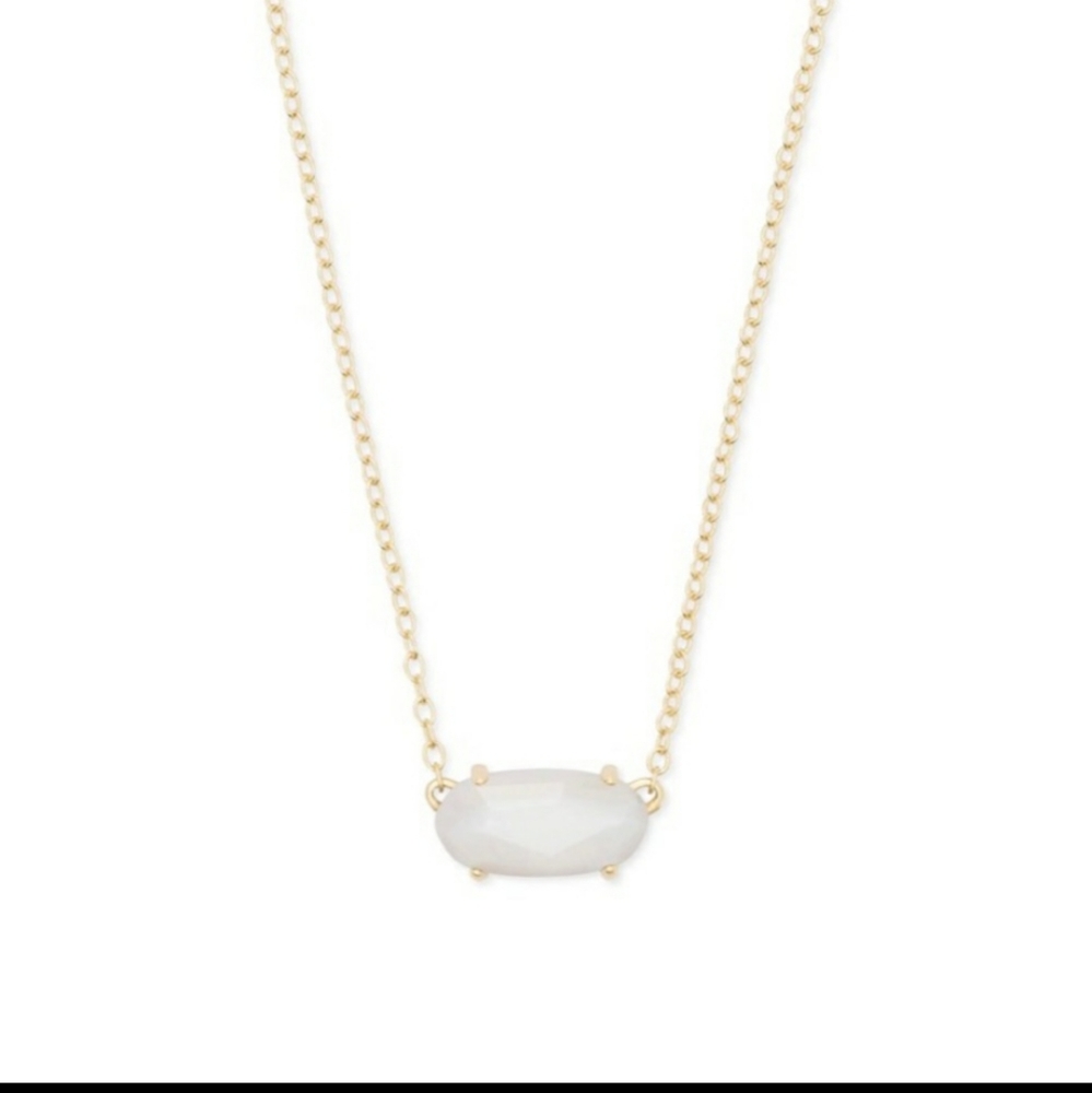 ❣Kendra Scott Ever Pearl Gold Necklace - Picture 1 of 3